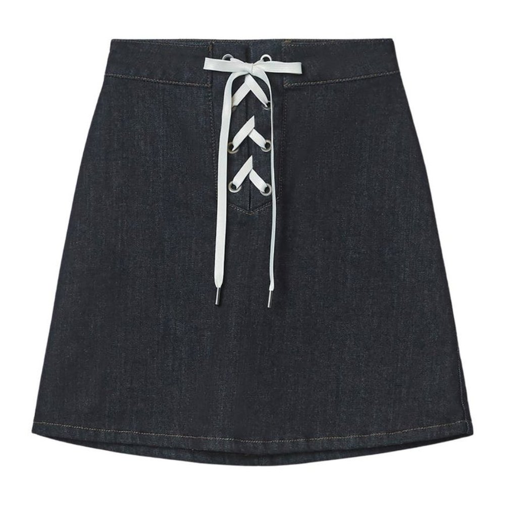 BALDWIN Denim Jensen Skirt Woman's Large CUTE!